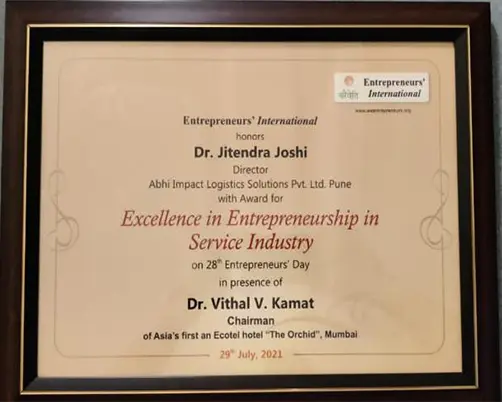 service partner award by Haier